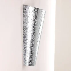 Applique Murale Zera Argente, 1 Lumiere