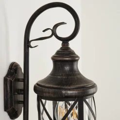 Applique Murale Zurich Brun, Couleur Bois, 3 Lumieres