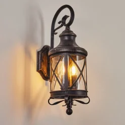 Applique Murale Zurich Brun, Couleur Bois, 3 Lumieres