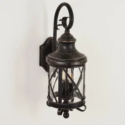 Applique Murale Zurich Brun, Couleur Bois, 3 Lumieres