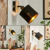 Applique Muralealsen Bois Clair, Noir, 1 Lumiere