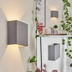 Applique Muraleflot Gris, 1 Lumiere