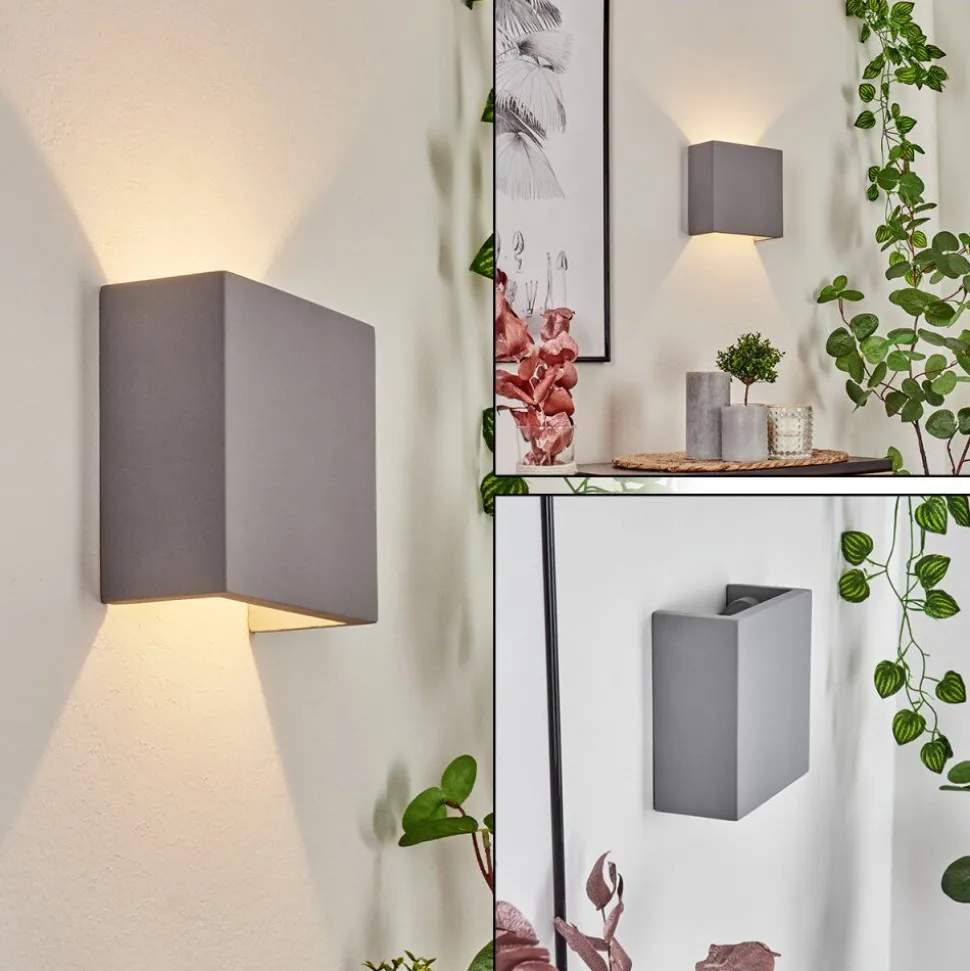Applique Muraleflot Gris, 1 Lumiere