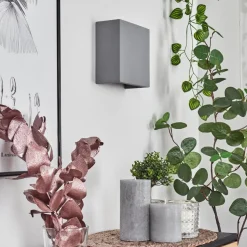 Applique Muraleflot Gris, 1 Lumiere