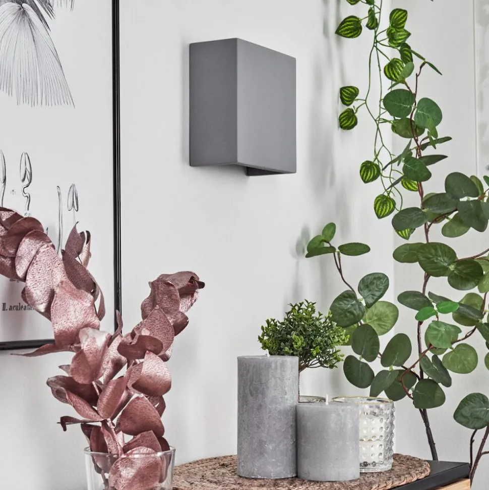 Applique Muraleflot Gris, 1 Lumiere