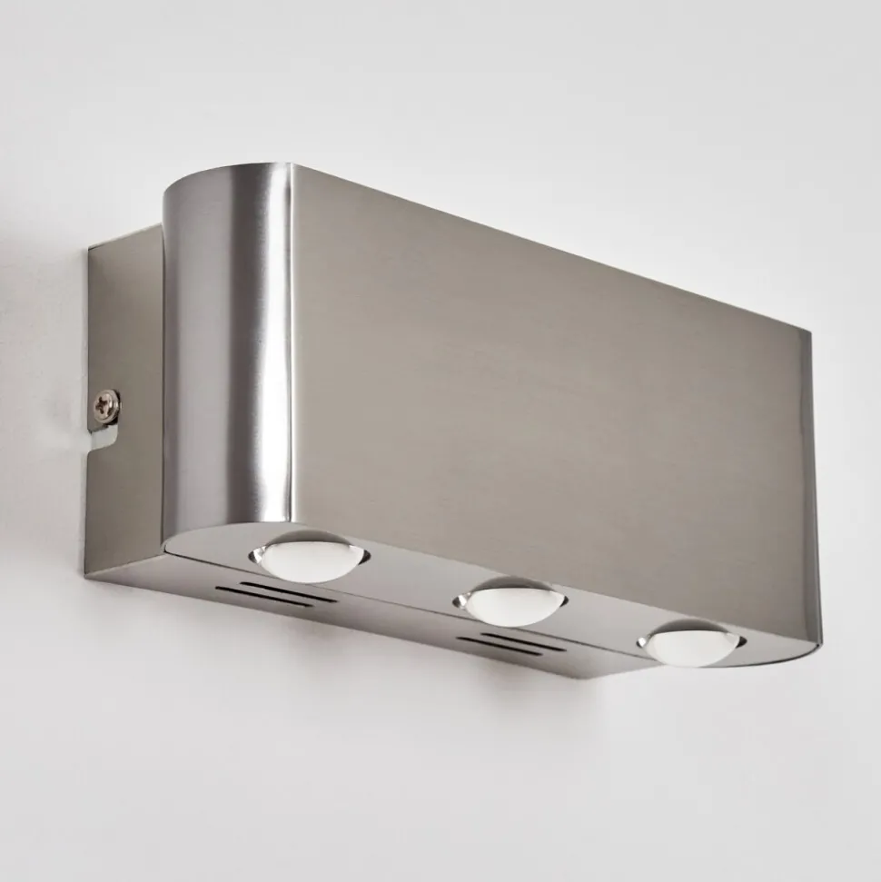 Applique Muraleguiderkirch Led Nickel Mat, 6 Lumieres