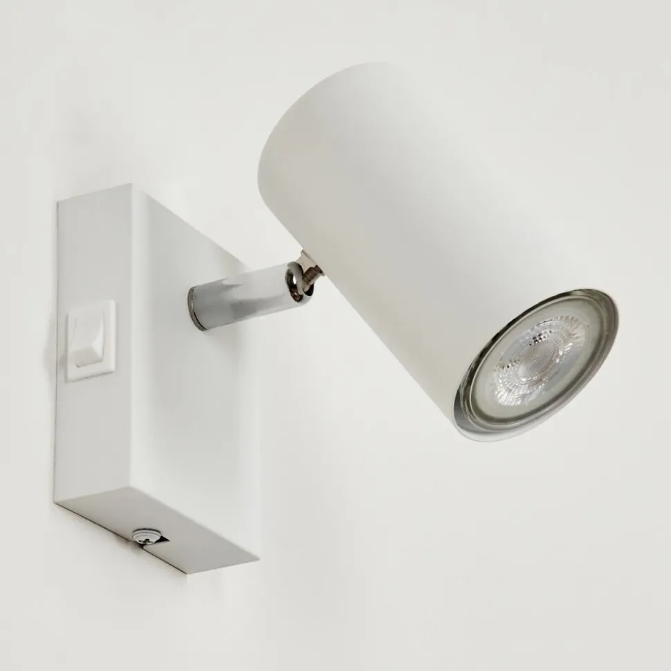 Applique Muralejavel Chrome, Blanc, 1 Lumiere