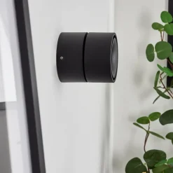 Applique Muralelaonsana Led Noir, 1 Lumiere