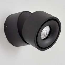 Applique Muralelaonsana Led Noir, 1 Lumiere