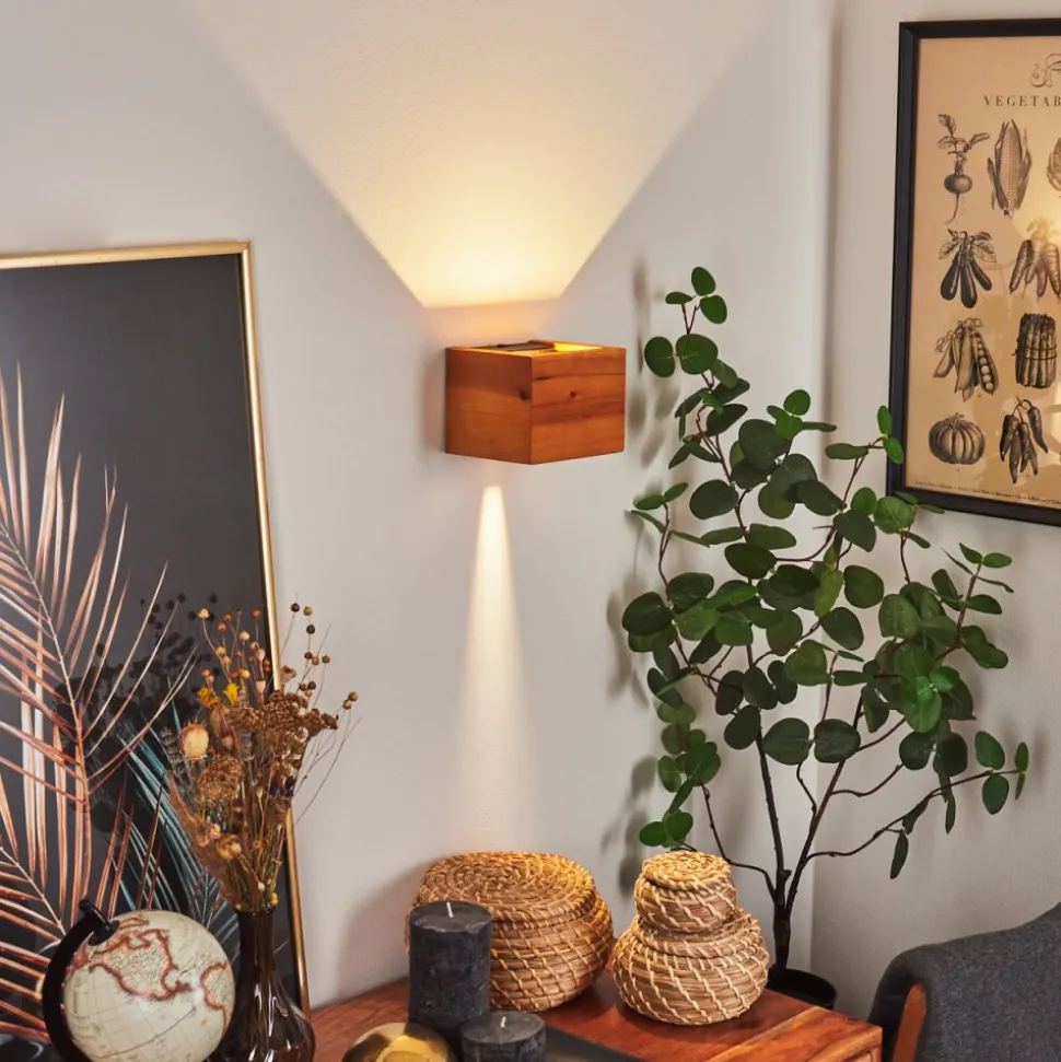 Applique Muralemarmorera Led Ecru, Noir, 1 Lumiere