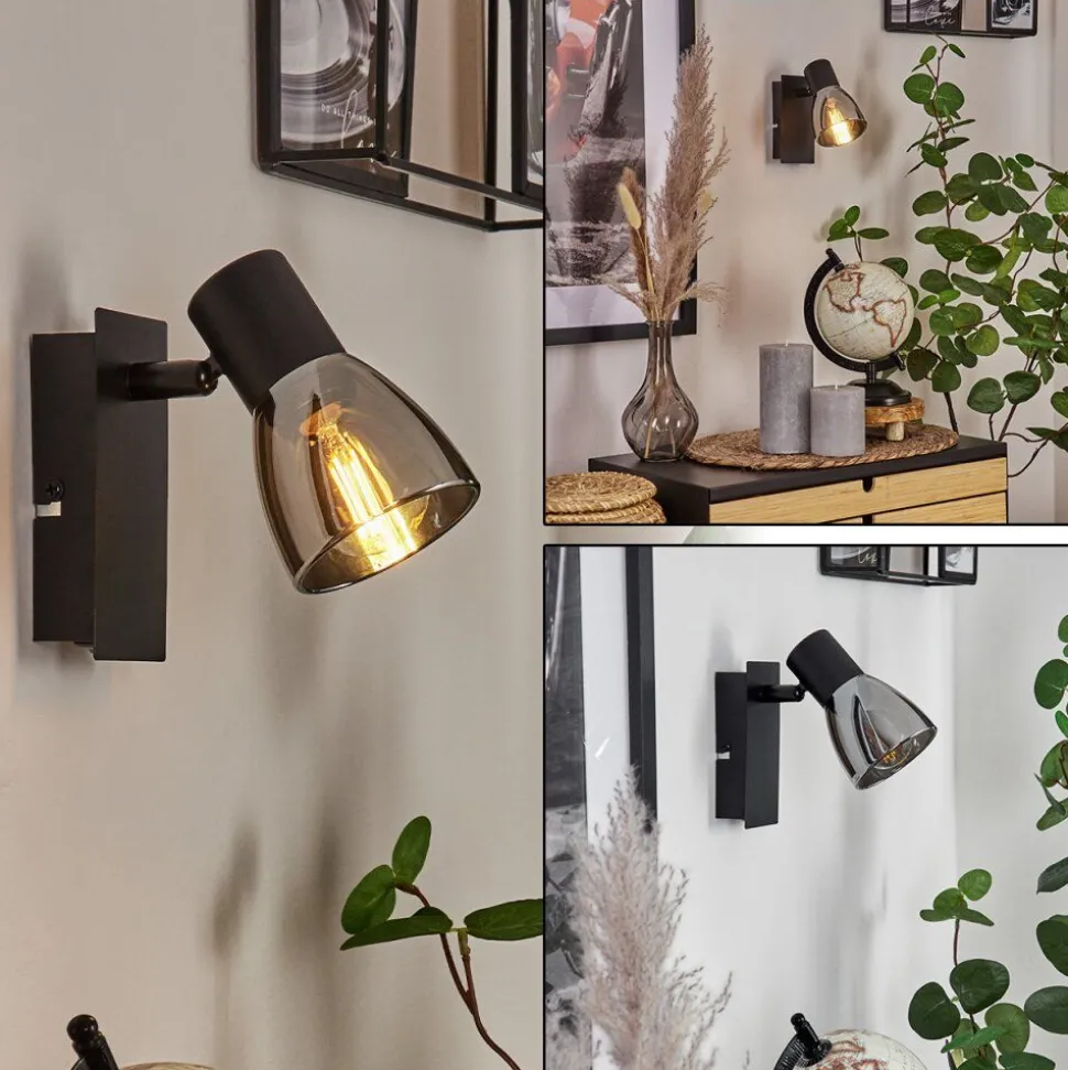 Applique Muralemurianette Noir, 1 Lumiere