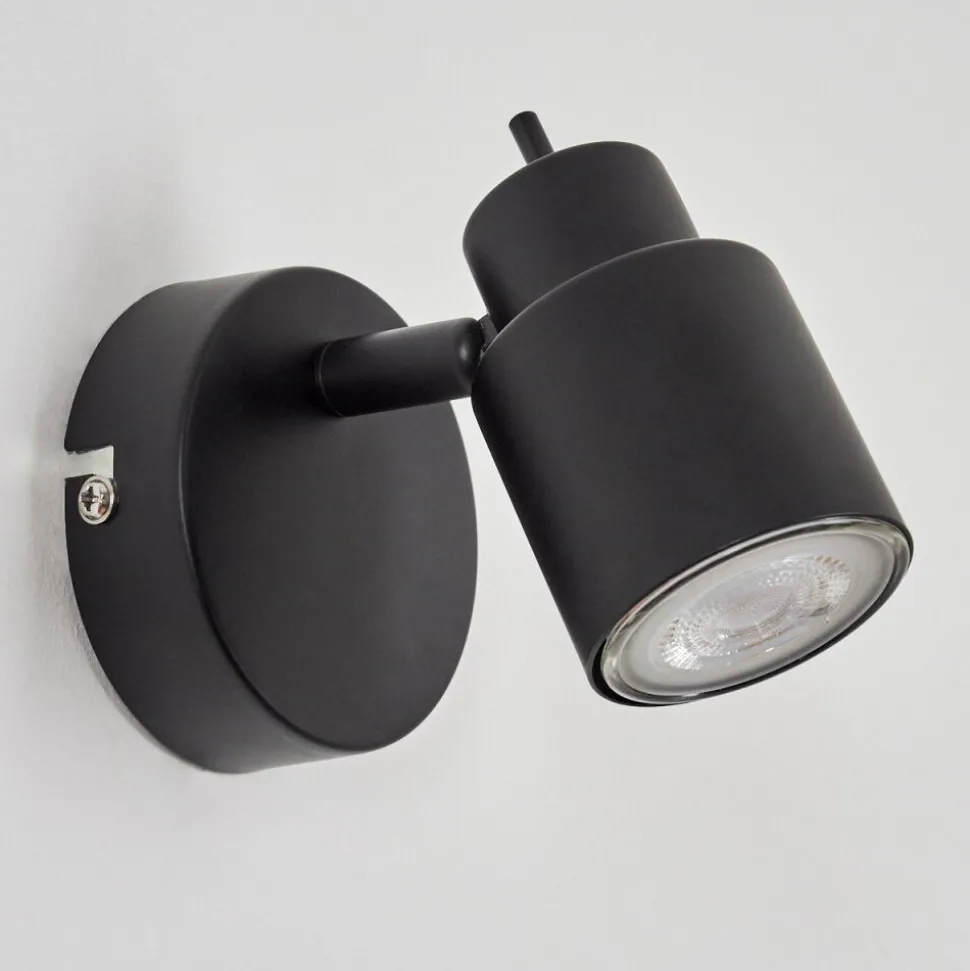 Applique Muralenestavel Led Noir, 1 Lumiere