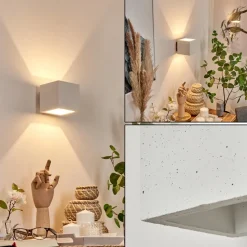 Applique Muralepolcura Blanc, 1 Lumiere