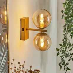 Applique Muraleremaisnil Laiton, 2 Lumieres