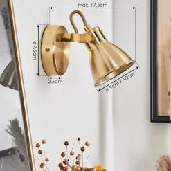 Applique Muralesalinas Led Laiton, 1 Lumiere