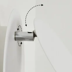 Applique Muralesanguedo Led Chrome, Blanc, 1 Lumiere