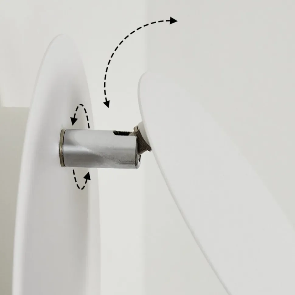 Applique Muralesanguedo Led Chrome, Blanc, 1 Lumiere