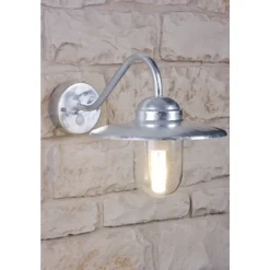Applique Nordlux Luxembourg Acier Inoxydable, Transparent, Zingue, 1 Lumiere, Detecteur De Mouvement
