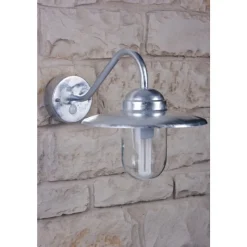 Applique Nordlux Luxembourg Acier Inoxydable, Transparent, Zingue, 1 Lumiere, Detecteur De Mouvement