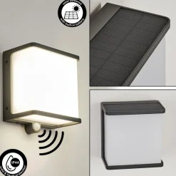 Applique Solaireburseryd Led Noir, 1 Lumiere, Detecteur De Mouvement