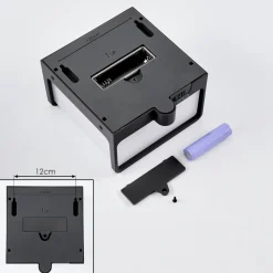 Applique Solaireburseryd Led Noir, 1 Lumiere, Detecteur De Mouvement