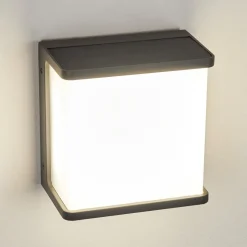 Applique Solaireburseryd Led Noir, 1 Lumiere, Detecteur De Mouvement