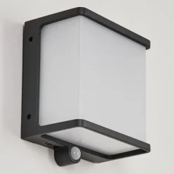Applique Solaireburseryd Led Noir, 1 Lumiere, Detecteur De Mouvement