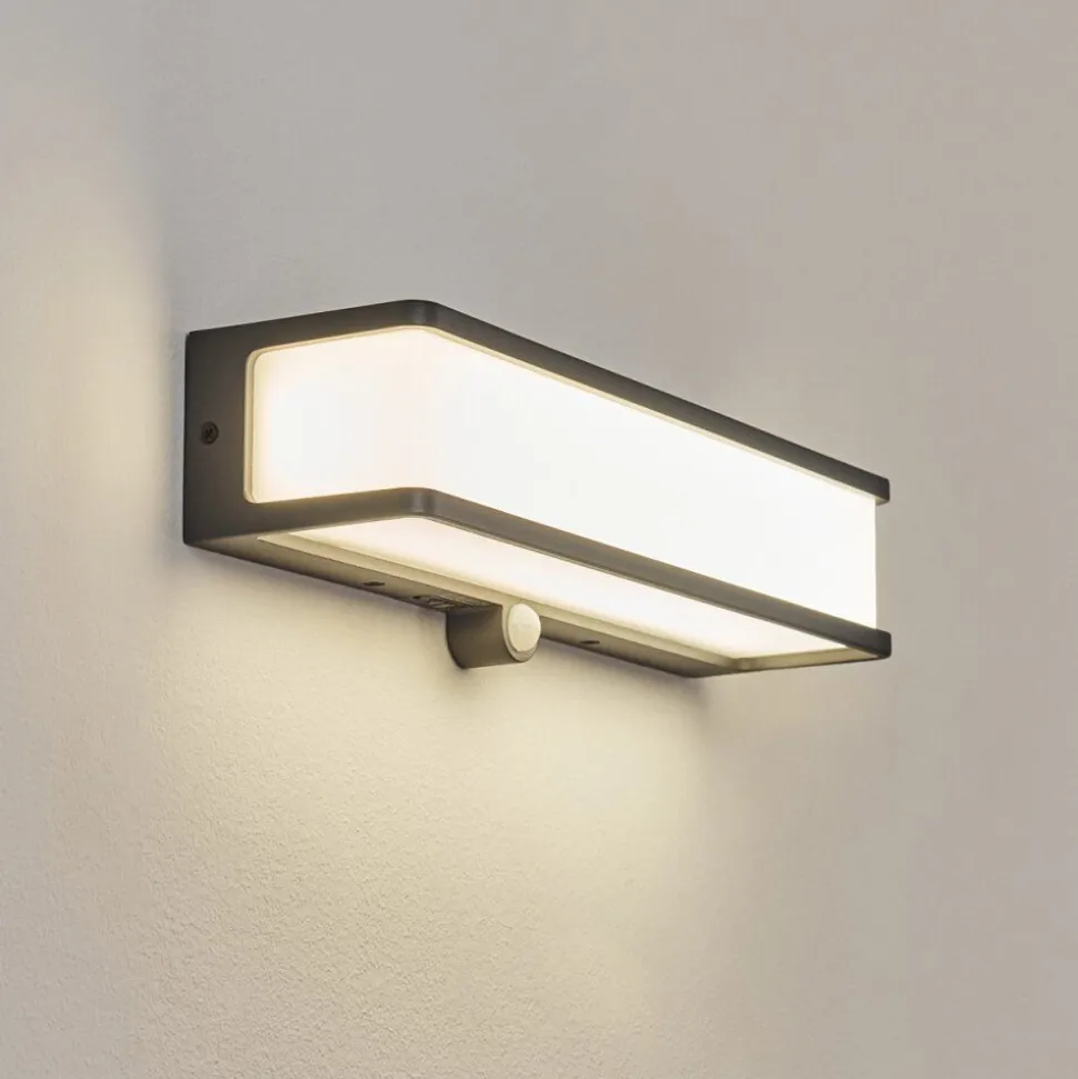 Applique Solaireburseryd Led Anthracite, 1 Lumiere, Detecteur De Mouvement