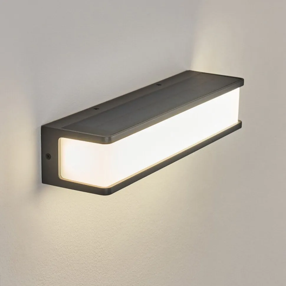 Applique Solaireburseryd Led Anthracite, 1 Lumiere, Detecteur De Mouvement