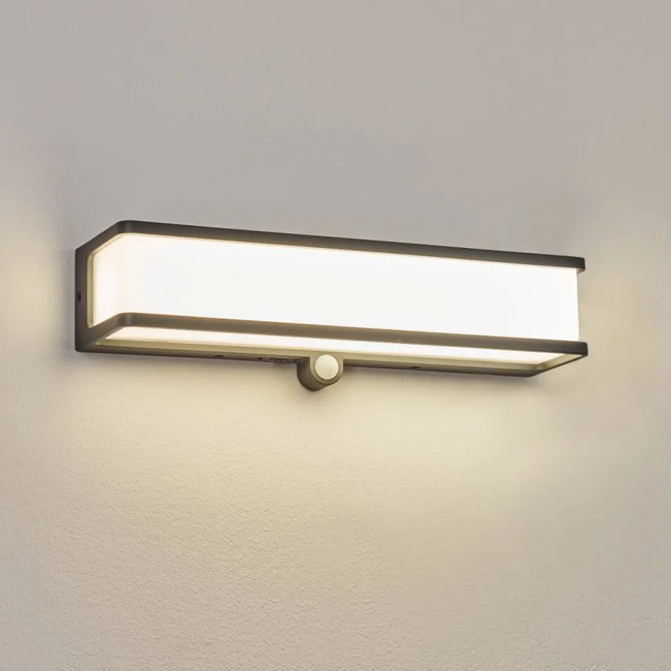 Applique Solaireburseryd Led Anthracite, 1 Lumiere, Detecteur De Mouvement