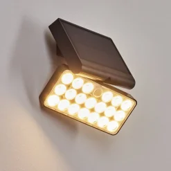 Applique Solaireestampes Led Anthracite, 1 Lumiere, Detecteur De Mouvement