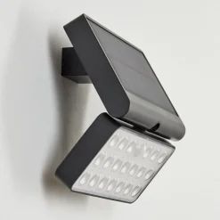 Applique Solaireestampes Led Anthracite, 1 Lumiere, Detecteur De Mouvement