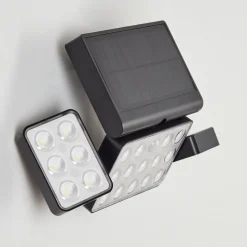 Applique Solaireestampes Led Anthracite, 1 Lumiere, Detecteur De Mouvement
