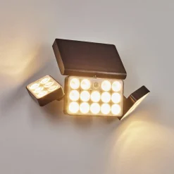 Applique Solaireestampes Led Anthracite, 1 Lumiere, Detecteur De Mouvement