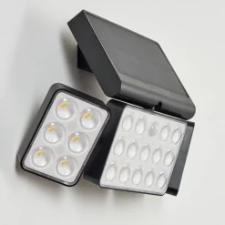 Applique Solaireestampes Led Anthracite, 1 Lumiere, Detecteur De Mouvement