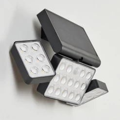 Applique Solaireestampes Led Anthracite, 1 Lumiere, Detecteur De Mouvement