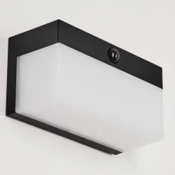 Applique Solairemalalhue Led Noir, 1 Lumiere, Detecteur De Mouvement