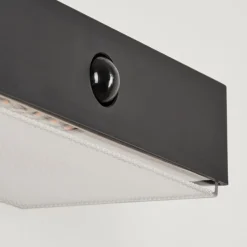 Applique Solaireseilhac Led Noir, 1 Lumiere, Detecteur De Mouvement