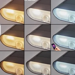 Applique Solaireusmagama Led Noir, 1 Lumiere, Detecteur De Mouvement