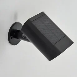 Applique Solaireusmagama Led Noir, 1 Lumiere, Detecteur De Mouvement