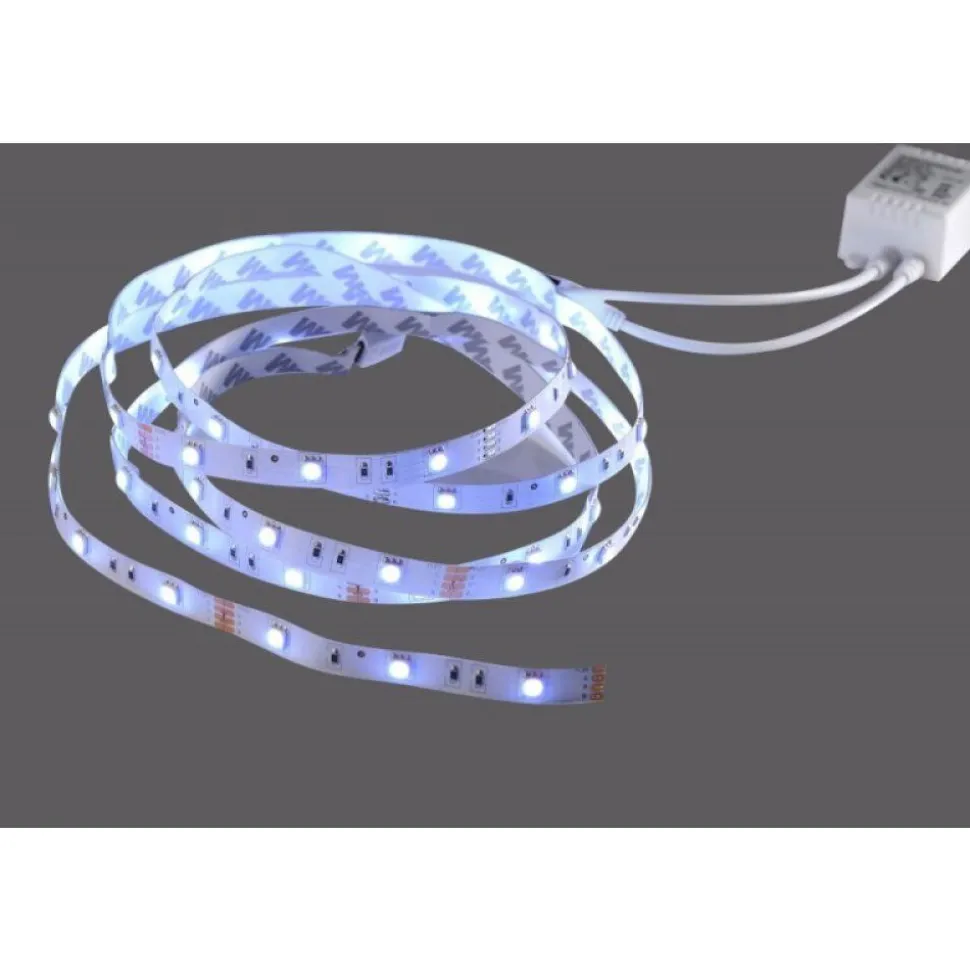 Bandes Led Leuchten Direkt Teania Transparent, 1 Lumiere, Telecommandes, Changeur De Couleurs