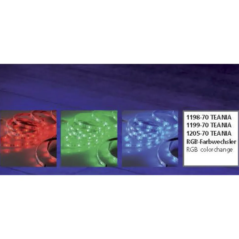 Bandes Led Paul Neuhaus Teania Multicolore, 1 Lumiere, Telecommandes, Changeur De Couleurs