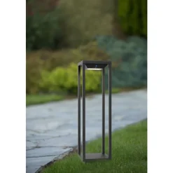 Borne D'Eclairage Lucide Tenso Sola Led Anthracite
