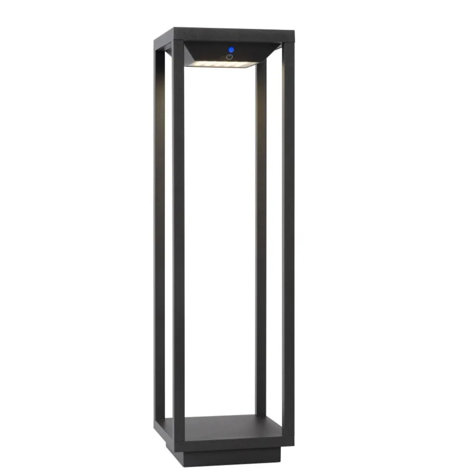 Borne D'Eclairage Lucide Tenso Sola Led Anthracite