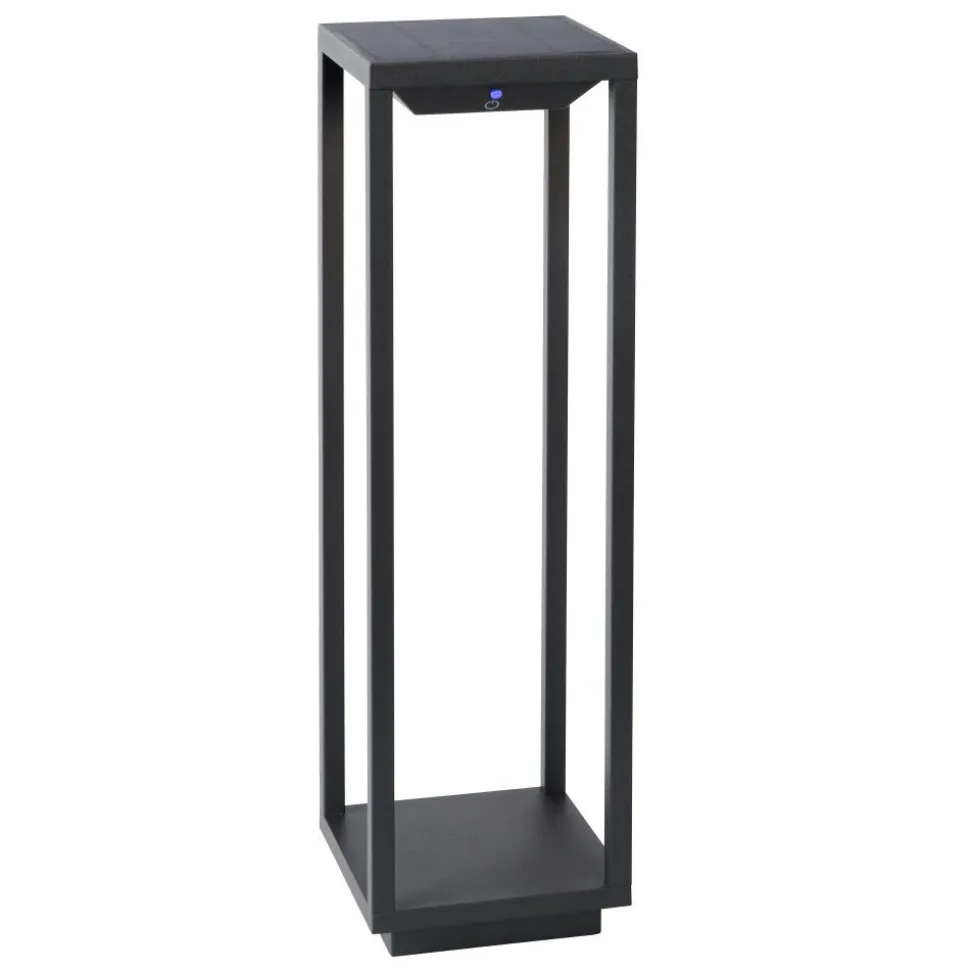 Borne D'Eclairage Lucide Tenso Sola Led Anthracite