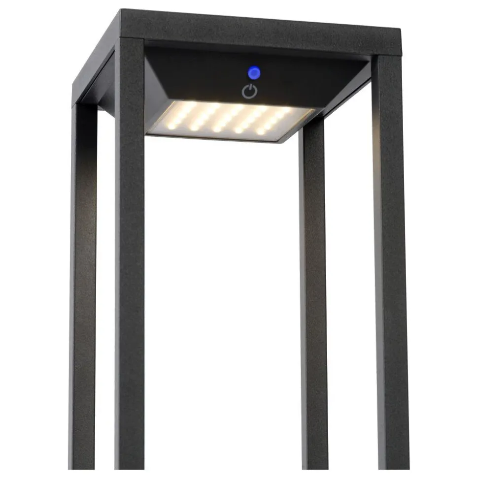 Borne D'Eclairage Lucide Tenso Sola Led Anthracite