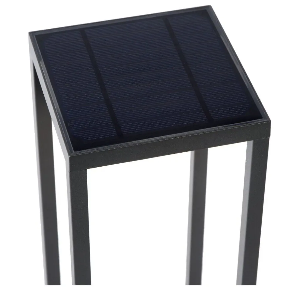 Borne D'Eclairage Lucide Tenso Sola Led Anthracite