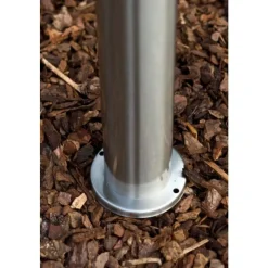 Borne D'Eclairage Massive Mygarden Utrecht Acier Inoxydable, Blanc, 1 Lumiere, Detecteur De Mouvement
