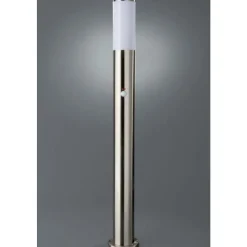 Borne D'Eclairage Massive Mygarden Utrecht Acier Inoxydable, 1 Lumiere, Detecteur De Mouvement