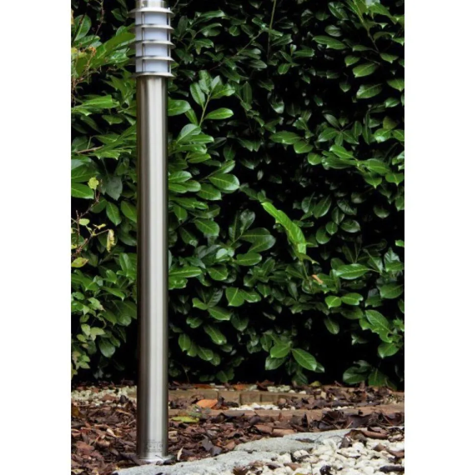 Borne D'Eclairage Tunes Acier Inoxydable, 1 Lumiere